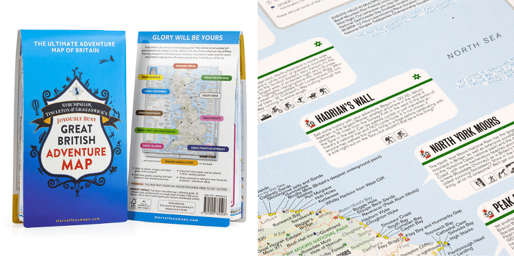 Marvellous Maps, with a close-up of Hadrian's Wall